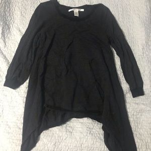 Max studio black long sleeve shirt